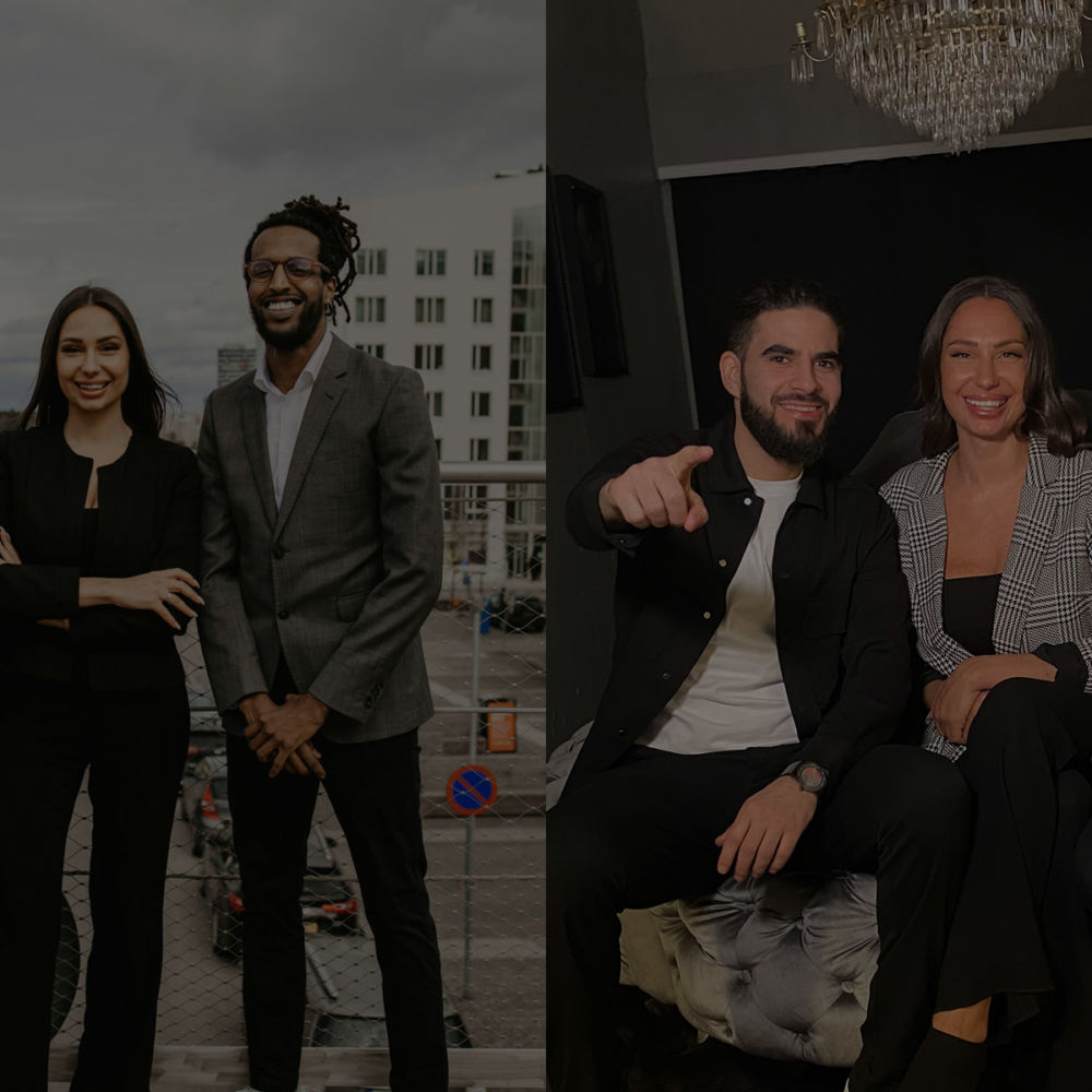 De tre grundarna av Förortsentreprenörer som lyfter ungt entreprenörskap